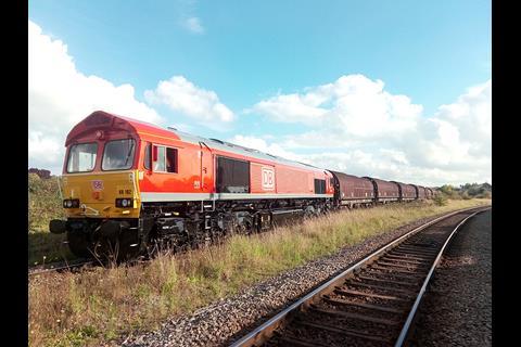 DB Cargo UK ran a trial train carrying 1 300 tonnes of steel coil from Boston to Wolverhampton for ArcelorMittal.